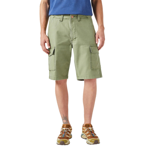 Wrangler Casey Cargo Men’s Shorts - Olive (112350909)
