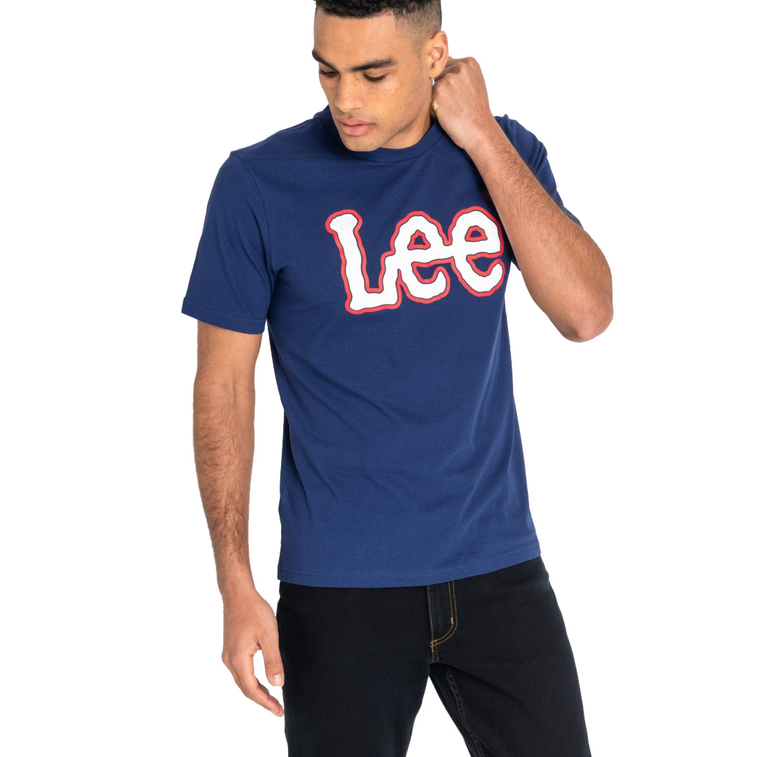 (L60U-FE-LH) District Men - BluePrint Store T-Shirt Concept LEE - Logo