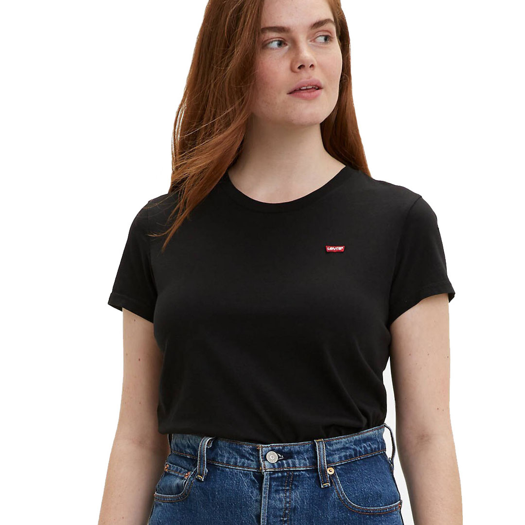 District Concept Store - Levi’s® Perfect Women Tee - Mineral Black ...