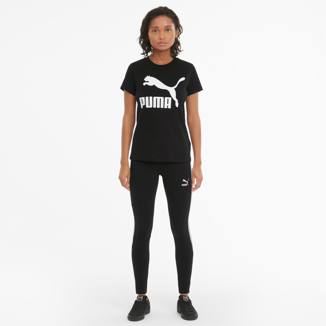 Iconic T7 Mid-Rise Women's Leggings, Puma Black, PUMA Shop All Puma