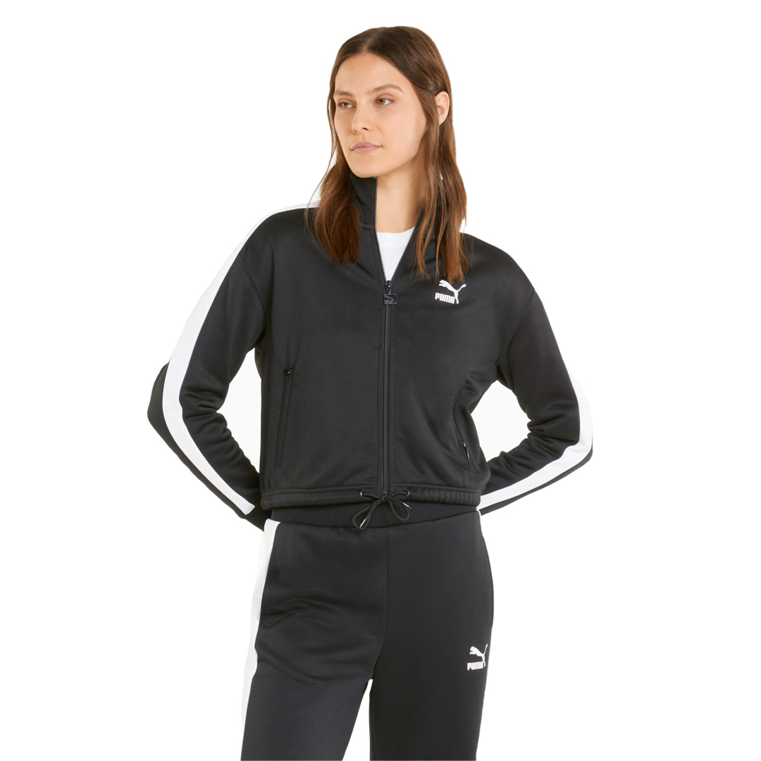 District Concept Store - PUMA (533519-01) Women Track - T7 Crop Black Jacket